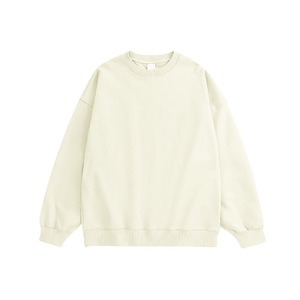 Clothing Supply Chain Spot Wholesale Loose Fit Round Neck Hoodie Blank Pattern Can Be Customized in Small Batches OEM