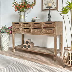 Muebles de Estilo Rústico para el Hogar Innova, Diseño Vintage, Estilo Shabby Chic, Madera Maciza Duradera, Consola de Almacenamiento para Sala de Estar o Entrada - Product Image 2