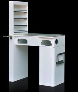 Table de <span class=keywords><strong>manucure</strong></span> de style français moderne avec plateau en verre pour ateliers et centres commerciaux Table de <span class=keywords><strong>manucure</strong></span> en métal durable à vendre - Product Image 5