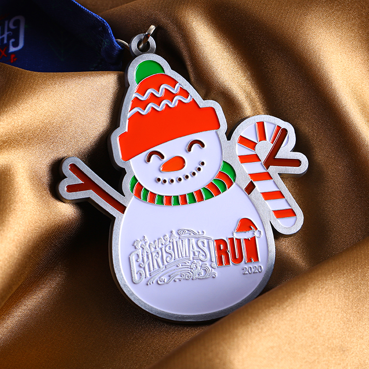 Pupazzo di neve ornamenti natalizi