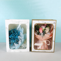Boîtes cadeaux personnalisables en papier kraft transparent en forme de trapèze en T, recyclables, avec logo personnalisé, pliables à plat pour cadeaux