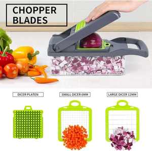 Rallador Manual de Cocina, Cortador Mandolina con Picador y Rebanador para Frutas y Verduras - Product Image 2