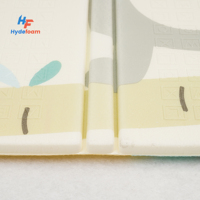 Matras Lipat Hydefoam untuk Bayi Merangkak dengan Busa Lembut yang Dapat Bernapas, Matras Bermain Tahan Benturan untuk Kenyamanan Bayi Bermain