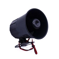 Speaker klakson daya tinggi, pengeras suara mobil 6 TONE 20W 25W sirene alarm mobil