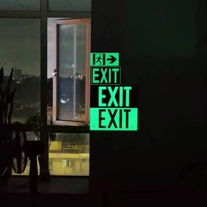 لافتة مضيئة في الظلام قابلة للتخصيص حسب الطلب، ملصق فلوري مخصص، علامة أمان - Product Image 1