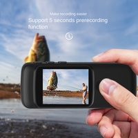 Caméra sportive 4K haute performance avec télécommande Wi-Fi, étanche jusqu'à 30 m, pour la pêche sous-marine, enregistreur DV portable pour Vlog, sans fil, compatible MicroSD