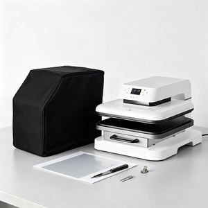 HTVRont Heat Press by Chance Cover Nero Poliestere Portatile 20x20x16 Pollici - Product Image 2