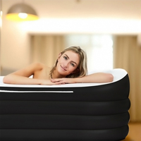 Baignoire gonflable portable en PVC pour adultes, vente chaude en usine, à bas prix