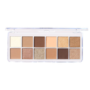 Großhandel Make-up mit Eigenmarke Neue MINSHZEE Multifunktionale 12-Farben Bunte Lidschatten-Palette Betonpalette-Version Augenschatten - Product Image 6