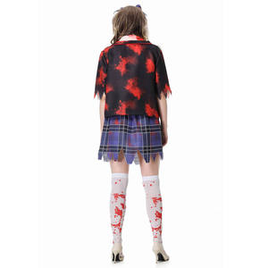 Costume d'Halloween 2026 pour femme : Infirmière Zombie Sanglante – Tenue de Cosplay <span class=keywords><strong>Horreur</strong></span> pour Fête Déguisée - Product Image 4