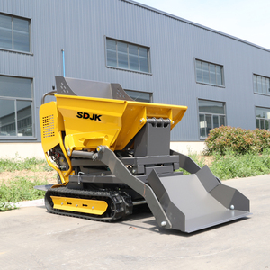 Livraison gratuite, livraison rapide, mini-dumper chenillé chinois 500 kg 800 kg, mini-dumper hydraulique pour travaux agricoles et de construction, petit dumper de jardin - Product Image 3