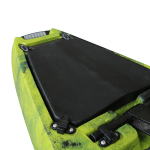 Kayak à pédales monoplace de 10,5 pieds avec propulsion par hélice, canoë électrique pour 1 personne, en plastique HDPE léger, pour la pêche - Product Image 4