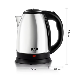 Bouilloire électrique sans fil portable en acier inoxydable OEM 1500W avec lampe LED, ébullition rapide, usage domestique, capacité supérieure à 2L - Product Image 3