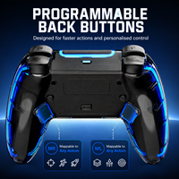 Nouvelle arrivée : Manette de jeu sans fil pour PlayStation 5 avec double vibration, compatible avec la manette de jeu sans fil pour PS5