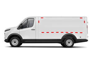 इलेक्ट्रिक वैन ट्रक जैक 4x2 इलेक्ट्रिक बेड़े वाहन खाद्य ट्रक वैन इलेक्ट्रिक माल परिवहन संस्करण 5 टन ट्रक वैन - Product Image 4