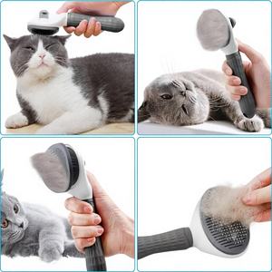 Herramienta de masaje para mascotas, peine para perros, removedor de pelo suelto, limpiador de pelo para perros, removedor de pelo flotante, suministros para mascotas, peine de agujas - Product Image 1