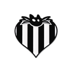 Regalo per gli amanti creativi che siamo semplicemente pensati per essere spilla in lega colorata con smalto a cuore d'amore - Product Image 2