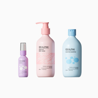Bouteille de shampoing personnalisée en PET à épaule inclinée 480 ml givrée pour gel douche, lotion corporelle, nettoyant visage