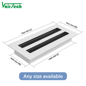 <span class=keywords><strong>Hvac</strong></span> hệ thống không khí đăng ký nhôm tuyến tính khe khuếch tán vav khuếch tán Trần - Product Image 5