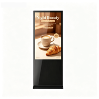 YINGTOUCH Écran tactile LCD vertical haute définition de 50 pouces, machine d'affichage publicitaire sur pied, garantie 1 an, CMS inclus