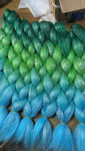 ผมถักเปียสังเคราะห์แบบถักจัมโบ้ผสมกับแวววาวแวววาวแวววาวแวววาวสีรุ้งแวววาว - Product Image 5