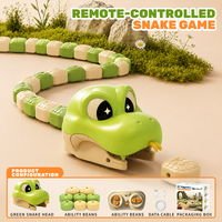 Juguete de Serpiente Glotona con Control Remoto Sam Toys, Juguete Eléctrico RC Recargable Magnético, Interactivo, Educativo, Set de Aprendizaje para Niños