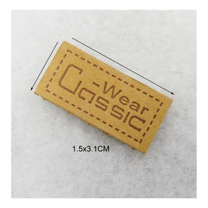 Wholesale Custom Emboss PU Leather Clothing <strong>Labels</strong> Private Real Custom Tag for Garments Bags <strong>Jeans</strong> Shoes from <strong>China</strong> - Product Image 4