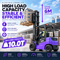 Chariot élévateur électrique logistique avec batterie 600Ah, mode ECO, pour entrepôt pharmaceutique, équipement de stockage à mise à niveau gratuite, approvisionnement à long terme