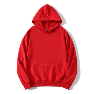 Sweat-shirts à capuche personnalisés, couleur unie, impression de logo, coupe ample, vêtements promotionnels pour jeunes - Product Image 2
