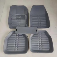 Tapis de sol de voiture universels antidérapants entièrement enveloppants sans logo, ajustement standard pour les modèles neufs et anciens