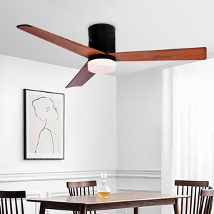 Ventilateur de plafond LED moderne avec télécommande, design actuel, pour salon et chambre à coucher, F5661-42, F5661 - Product Image 6