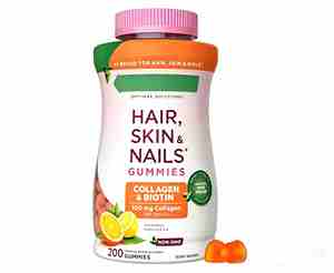 Fabricant OEM de bonbons gélifiés – Complément de collagène hydrolysé type I pour cheveux, peau et ongles – Gommes vitaminées aux peptides de collagène - Product Image 1