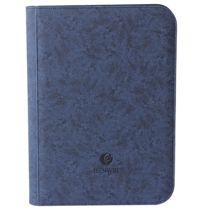 A4 çok fonksiyonlu kablosuz şarj hazinesi deri klasör mobil güç iş yöneticisi klasör veri taşınabilir fermuarlı çanta - Product Image 1