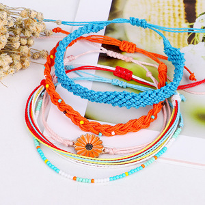 <span class=keywords><strong>MOON</strong></span> <span class=keywords><strong>GIRL</strong></span> Set di Braccialetti dell'Amicizia Intrecciati, 3 o 5 Pezzi, Moda Trendy da Spiaggia e Surf, Stile Boho per Ragazze - Product Image 6