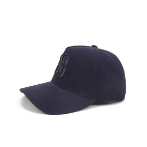 Berretto da Baseball di alto profilo personalizzato di alta qualità da ricamo 100% cappello di cotone Premium all'ingrosso di alta qualità Gorras