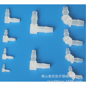 ข้อต่อพลาสติกใสรูปตัวแอล 90 องศา สำหรับเชื่อมต่อท่อส่งของเหลวและแก๊ส - Product Image 1