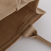 Sac fourre-tout en jute réutilisable durable pour le shopping Sacs de style de vie populaires personnalisés pour la promotion d'emballages textiles en gros
