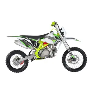 Design atrativo 125cc dirt bike de 4 tempos, cilindro único, bicicleta de estrada para adultos e crianças