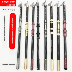 Juego Completo <span class=keywords><strong>de</strong></span> Cañas <span class=keywords><strong>de</strong></span> Pescar Telescópicas <span class=keywords><strong>de</strong></span> Vidrio con Mango <span class=keywords><strong>de</strong></span> EVA y Elevadores <span class=keywords><strong>de</strong></span> Pesca <span class=keywords><strong>de</strong></span> Acción Rápida para Lanzamiento a Larga Distancia - Product Image 2