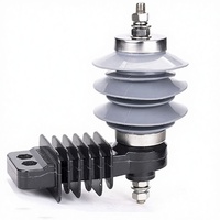 Parafoudre en caoutchouc silicone polymère Pomanique YH10W 11kV 10kA sans interstices, gris, à prix réduit
