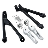 DF MOTO Repose-pieds arrière en aluminium pour passager et repose-pieds pour M1000RR 2020-2024/S1000RR 2019-2024 - Rétrofit/Amélioration Nouveau