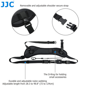 JJC NS-PRO1M Cámara liberación rápida Honda correas para <span class=keywords><strong>Canon</strong></span> 5D3/80D Nikon D800/<span class=keywords><strong>D7500</strong></span> Sony A7M3/A7R4 Fujifilm ha X-T3 etc. - Product Image 4