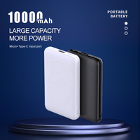 Powerbank Carte de Crédit avec Logo Personnalisé, 5000mAh 10000mAh, Lithium Polymère, Portable OEM, Plate, Ultra Fine, pour iPhone