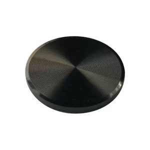 Plaque <span class=keywords><strong>de</strong></span> couverture métallique circulaire moderne en laiton, finition brillante, motif <span class=keywords><strong>CD</strong></span>, taille et couleur personnalisées, usinée CNC avec impression sérigraphique - Product Image 4