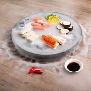 Offre Spéciale rond noir <span class=keywords><strong>mat</strong></span> mélamine glace sèche plaque - Product Image 3