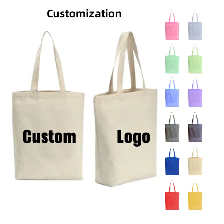 Personalized sublimation full colors printing Floral Initial Tote Bags for Cotton Canvas Tote Bags