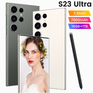Hot bán gốc New S23 siêu 7.3 inch 16GB + 1TB Android chơi game 5 gam điện thoại di động mở khóa điện thoại di động với Stylus 16GB RAM - Product Image 2