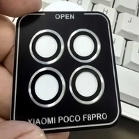Protector de Lente de Cámara AR+AF para POCO F8 Ultra/F8 Pro, Anillo Metálico, Protector de Pantalla de Vidrio Templado con Alineación Automática, Instalación en un Solo Paso