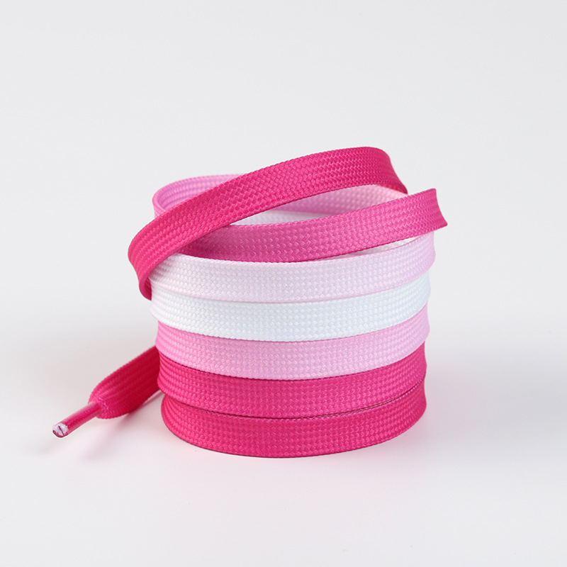 Cordones degradados rosa palo