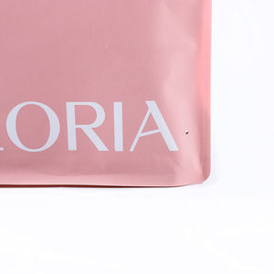 Ropa <span class=keywords><strong>de</strong></span> <span class=keywords><strong>papel</strong></span> Kraft blanco Respetuoso con el medio ambiente Plástico biodegradable Ropa Rosa mate Logotipo personalizado Cierre <span class=keywords><strong>de</strong></span> cremallera Embalaje <span class=keywords><strong>Bolsas</strong></span> con cremallera - Product Image 6